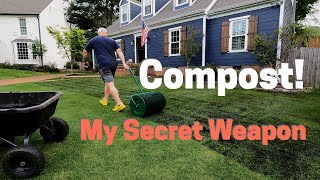 Compost in my Lawn is my Secret Weapon [upl. by Rustie]