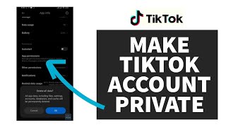 How To Make TikTok Account Private 2023 [upl. by Deirdre65]