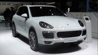 Porsche Cayenne S ehybrid 2015 In detail review walkaround Exterior [upl. by Yrtsed541]