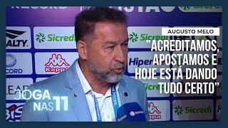 Augusto Melo fala sobre aposta do Corinthians no futebol feminino  Joga Nas 11 [upl. by Grega]