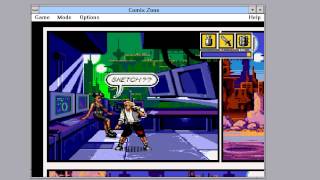 Comix Zone PC running under Windows 311  WinG SDK [upl. by Risser]