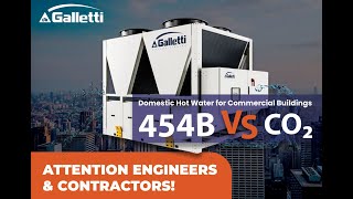 Galletti presents the case for R454B vs C02 in domestic hot water heat pump applications [upl. by Twitt795]