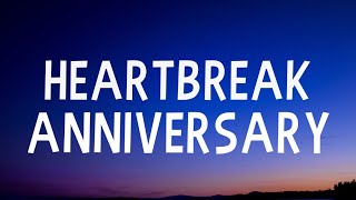 Giveon  Heartbreak Anniversary Lyrics [upl. by Nunci]