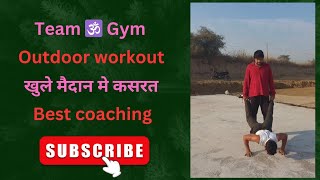 outdoor workout  best coaching  team Om Gym  highlights [upl. by Ofilia699]