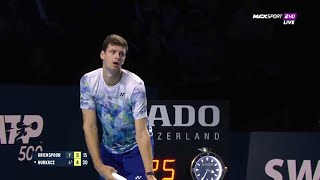 Basel 2023  Tallon Griekspoor vs Hubert Hurkacz Highlights 🔴  Tennis Swiss Indoors Basel [upl. by Leidba]