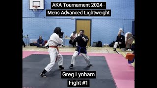 AKA Tournament 2024  Mens Advanced Lightweight  Greg Lynham  Fight 1 [upl. by Nedah]