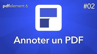 Annoter un PDF avec PDFelement 6 pour Mac  Tuto 02 [upl. by Sainana]