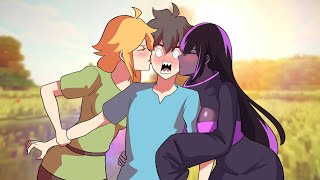 The Unforgettable Love Triangle Alex Endergirl and Steve  Minecraft Animation Compilation 2 [upl. by Lillis]