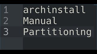 archinstall manual partitioning dual boot arch linux and windows linux [upl. by Ilan]