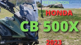 Présentation CB500X 2023  7 options nécessaires 🟢 [upl. by Notaes]