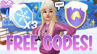 DO THIS NOW FREE WORKING CODES FREE ITEMS amp FREE STAR RIDER 🎁 STAR STABLE WINTER FESTIVAL [upl. by Amandi]