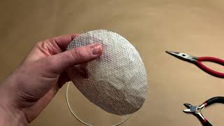 TheatreUNI Topics Millinery Part I Making your fascinator base [upl. by Ethe596]