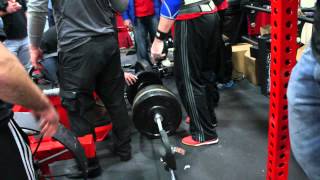 Andrew Durniat 633 single hand deadlift [upl. by Christmann]