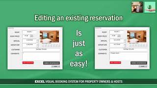 EXCEL Visual Booking System for Property Owners amp AIRBNB Hosts [upl. by Godber]