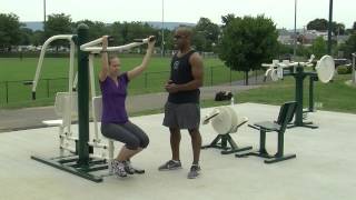 New to Fairgrounds Park  Outdoor Fitness Equipment Workout [upl. by Thielen437]