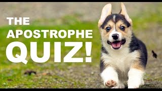 Apostrophe Quiz How Many Can You Get Right [upl. by Yeldah]