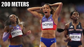 Womens 200 Meter Finals Were Incredible  2024 Paris Olympic Games [upl. by Cath]