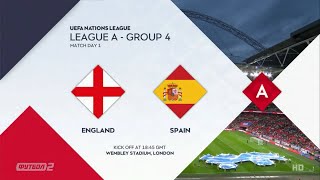 England 12 Spain Nations league A 2018 [upl. by Prosperus869]