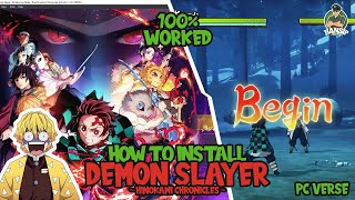 How to Install Kimetsu no Yaiba  Demon Slayer Hinokami Chronicles Games For Your PC  100  Worked [upl. by Josiah]