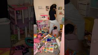 DEEP Clean amp Declutter my daughters playroom with me cleaning momlife [upl. by Savior39]