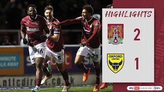 HIGHLIGHTS Northampton Town 2 Oxford United 1 [upl. by Jary]