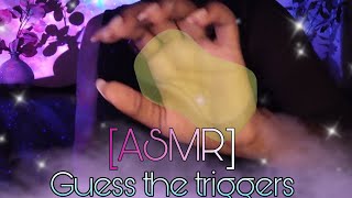 ASMR guess the triggers 😴😌💖 [upl. by Schreib]