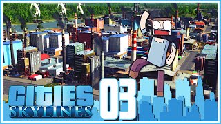 Cities Skylines  Ep03  The Industrial Area [upl. by Orecic]