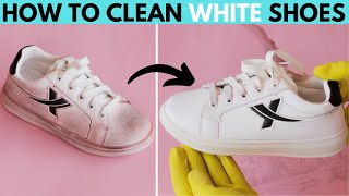 How To Clean White Shoes At Home With Baking Soda [upl. by Trilbie868]