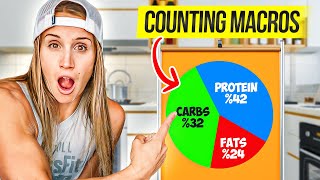 HOW TO COUNT MACROS THE EASY WAY MEAL BREAKDOWN  YOUR MACROS [upl. by Nrobyalc586]