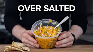 Why over salting your pico de gallo makes you a better cook [upl. by Aknaib491]