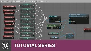 Blueprint Multiplayer Character Select Graph  21  v411 Tutorial Series  Unreal Engine [upl. by Schlenger415]