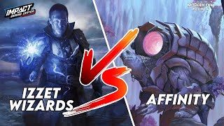 Izzet Wizards Jack Affinity Cruz PAPER  Modern FNM at Impact Gaming Center [upl. by Hamal]