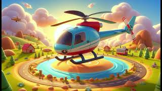 Spin Spin Spin Helicopter Version  Nursery Rhymes amp Kids Songs [upl. by Ennovihc]