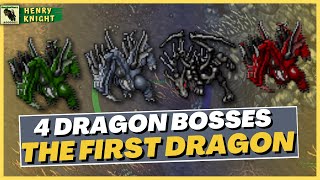 TIBIA BOSSES 54 THE FIRST DRAGON  4 MINI BOSSES SOLO [upl. by Raychel]