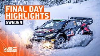 Final Day Highlights  WRC Rally Sweden 2024 [upl. by Atiuqahc383]