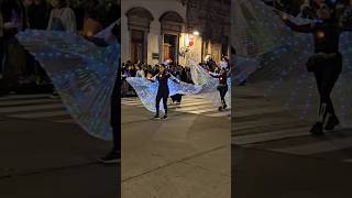 Catrina butterflies in festival parade in Morelia Mexico diademuertos catrina butterfly morelia [upl. by Rochell178]