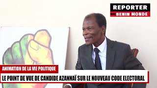 CANDIDE AZANNAÏ REVENDIQUE SES CAPACITÉS EN DÉSTABILISATION DE POUVOIR [upl. by Nnaik720]