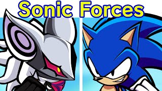 Friday Night Funkin VS Infinite FULL WEEK  Cutscenes  Sonic Forces FNF Mod Sonic The Hedgehog [upl. by Billen]