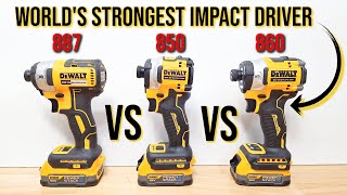 New DeWalt DCF860 Impact Driver Review The Worlds Most Powerful Impact Driver [upl. by Paxon]