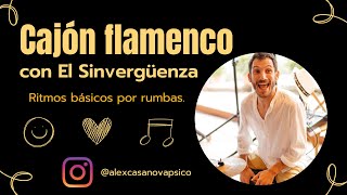 Tutorial 2 cajón flamenco  ritmos básicos por rumbas [upl. by Damahom379]