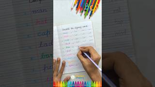 🌈 Write the Rhyming Words for 🔤 English Worksheets for Kindergarten 🍎 shorts kids viral [upl. by Ause466]