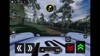 Roblox rally racing Scotland map race [upl. by Ynahpets]