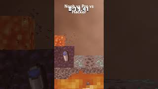 Minecraft rush NoobvsProvsHacker [upl. by Haorbed84]