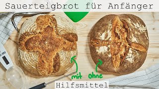 Brotbacken für Anfänger – Sauerteigbrot ohne Hilfsmittel backen [upl. by Demha]