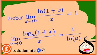 Límites notables LOGARÍTMICOS  Ejemplo 1 📐📏 [upl. by Ahseat59]