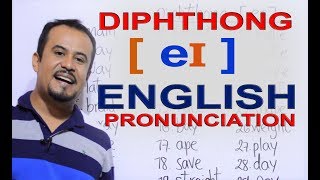 PRONUNCIACION EN INGLES AMERICANO PARA PRINCIPIANTES EL DIPTONGO EI [upl. by Akinal806]