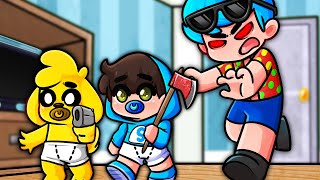 ¡BEBE MIKECRACK Y SPARTA ESCAPAN DEL ABUELO TIMBA 😱🔪 LOS COMPAS en GRANNY SIMULATOR  MIKECRACK [upl. by Maximilianus833]