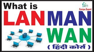 Difference Between LAN MAN and WAN in Hindi [upl. by Abrahams383]