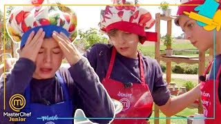 ¡QUÉ LOCURA DE CAPITANÍA Los dos equipos entran en caos  MasterChef Junior 7 [upl. by Neehsuan]