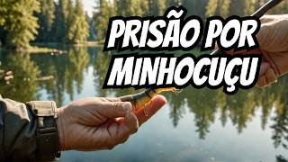 AGORA É LEI pego com MINHOCUÇU pescando transportando vendendo MULTA de 500 unid e prisão [upl. by Nylimaj]